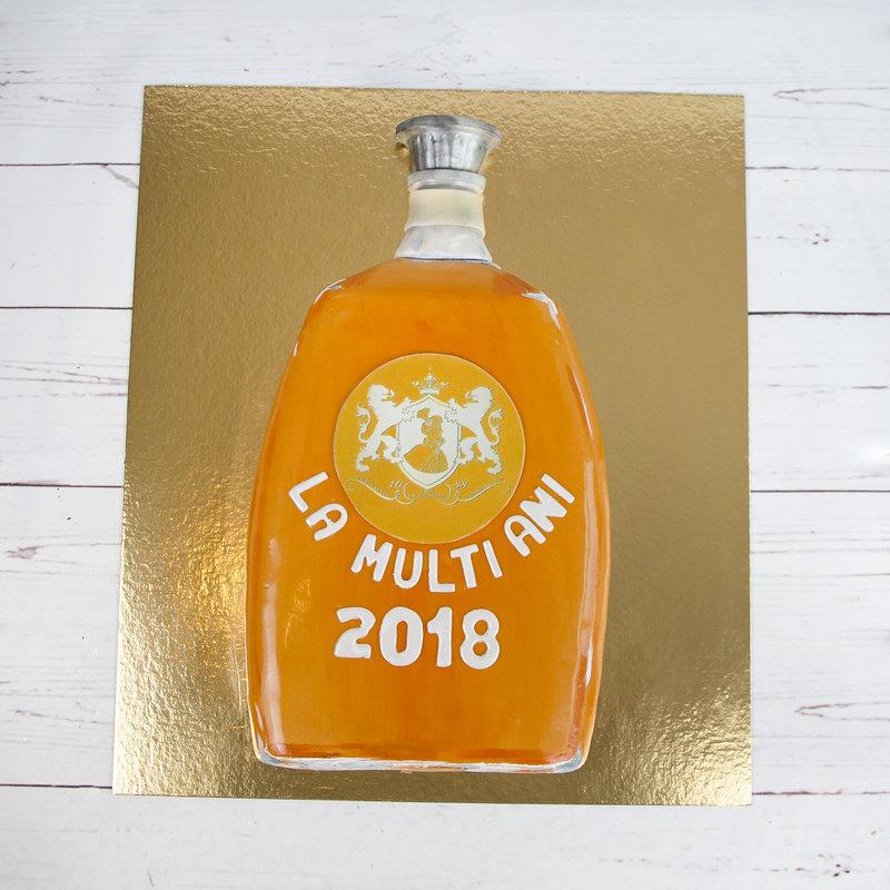 Tort aniversar Sticla Cognac