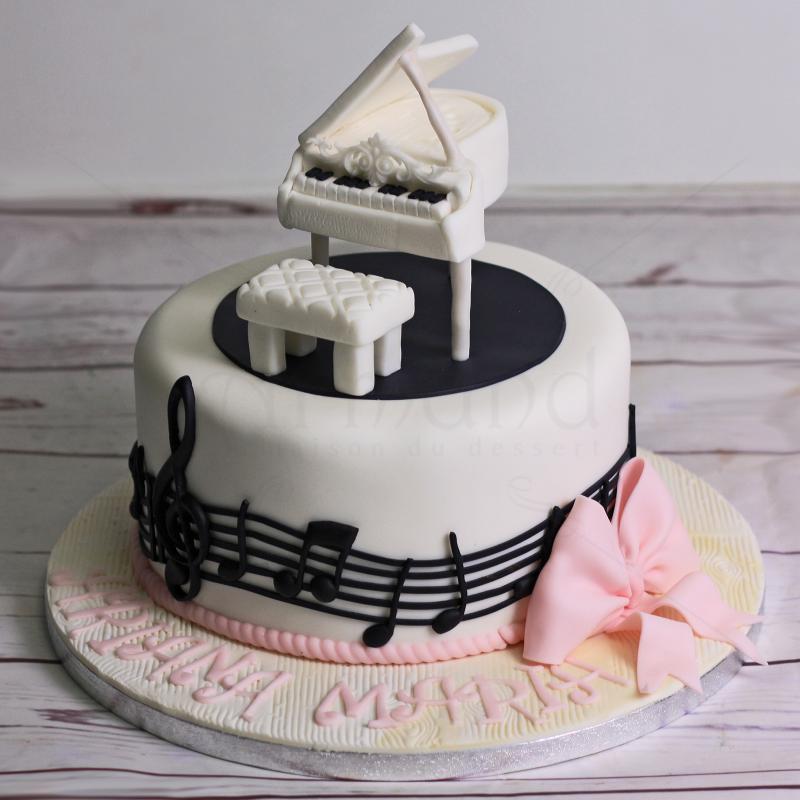 Tort Pian cu note muzicale
