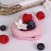Macaron Inima roz