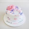 Tort Aniversar flori pastel