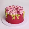 Tort personalizat frosting lalele 