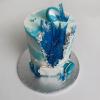 Tort personalizat Cristale si argint-3