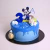 Tort personalizat albastru Mickey