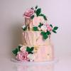 Tort Personalizat Pastel cu Trandafiri