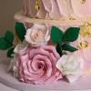 Tort Personalizat Pastel cu Trandafiri-2