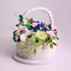 Tort personalizat Cosulet cu flori