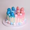 Tort personalizat Roz si Bleu