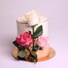 Tort personalizat Trandafiri Naturali in Frosting
