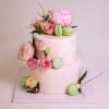 Tort personalizat Flori Naturale si Macarons