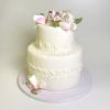 Tort personalizat Alb Magnolie