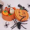 Cutie Halloween Dovleac cu Fantomita si Dovlecei