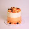 Tort personalizat de Toamna decorat cu Macarons si Dovlecei in Frosting