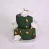Tort Elegant Deep Green & Gold