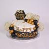 Tort Glamour Black & Gold 