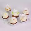 Coletie Frosting Cupcake Ivory  & Gold Simphony